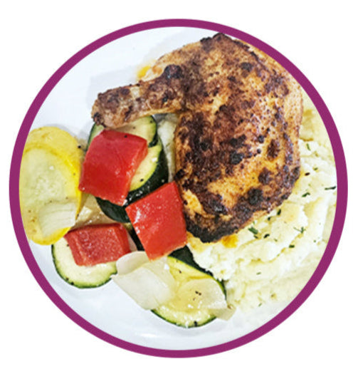 Meal: Blackened Chicken w/ Roasted Vegetables