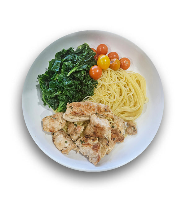 Meal: Garlic Chicken with Pasta
